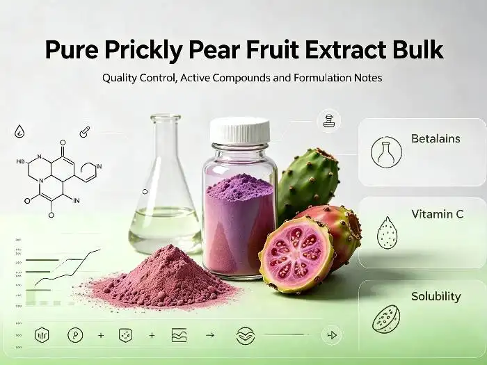 Bulk Prickly Pear Fruit Extract: Processing Technology and Quality Control Guide